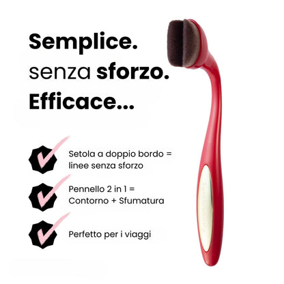 Pennello make-up per contour e highlighter